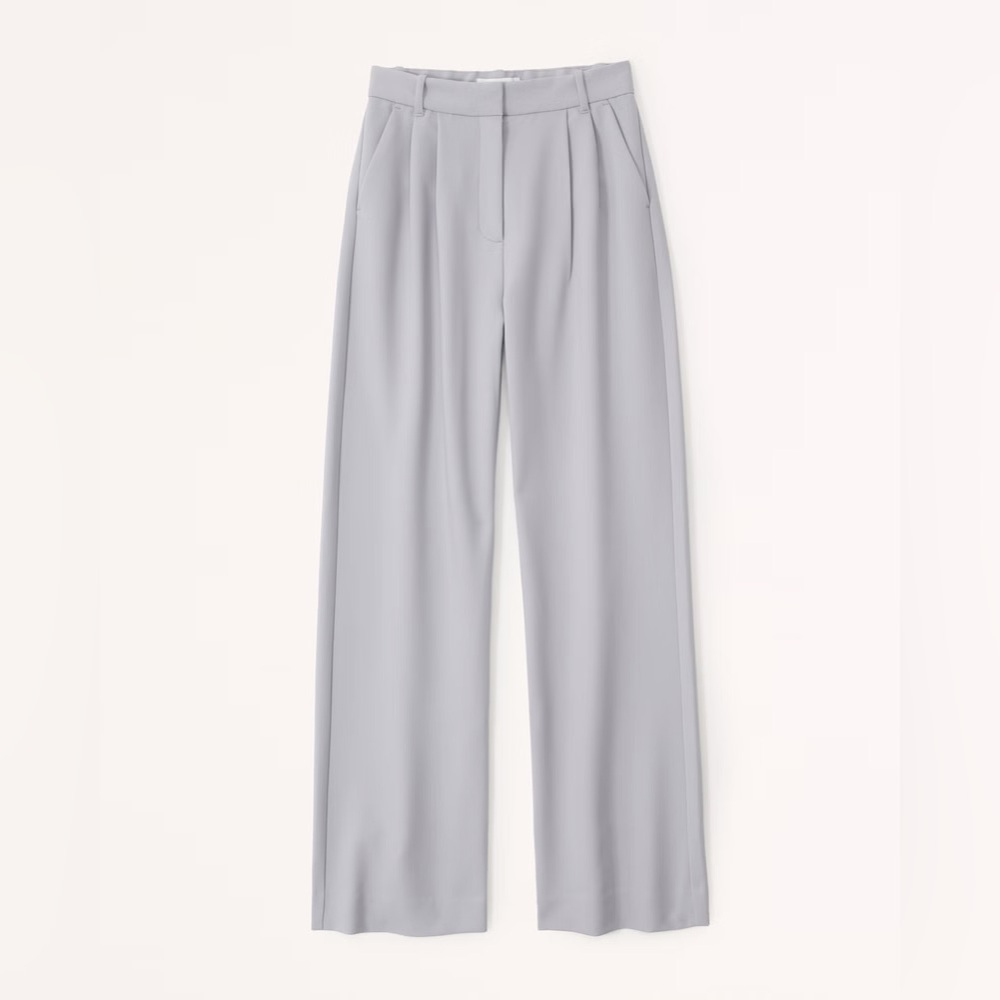 A&F Sloane Tailored Pant -Light Grey